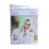 AGK - Regnponcho 130x100 cm. - Transparent