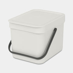 Brabantia - Affaldsspand Med Låg 6L. - Light Grey