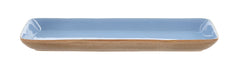 Bitz - Rektangulært Serveringsfad 38 x 14 Cm. - Wood/Ocean