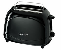 Conzept - Sort Brødrister - 700W - 29317