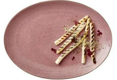 Bitz - Ovalt fad 45x35 Cm. - Pink