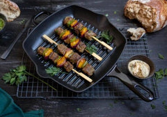 BK Bourgogne - Støbejerns Grillpande 26 Cm. - Sort