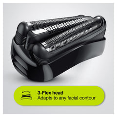 Braun shaver Series 3 BT300 sort/lime grøn