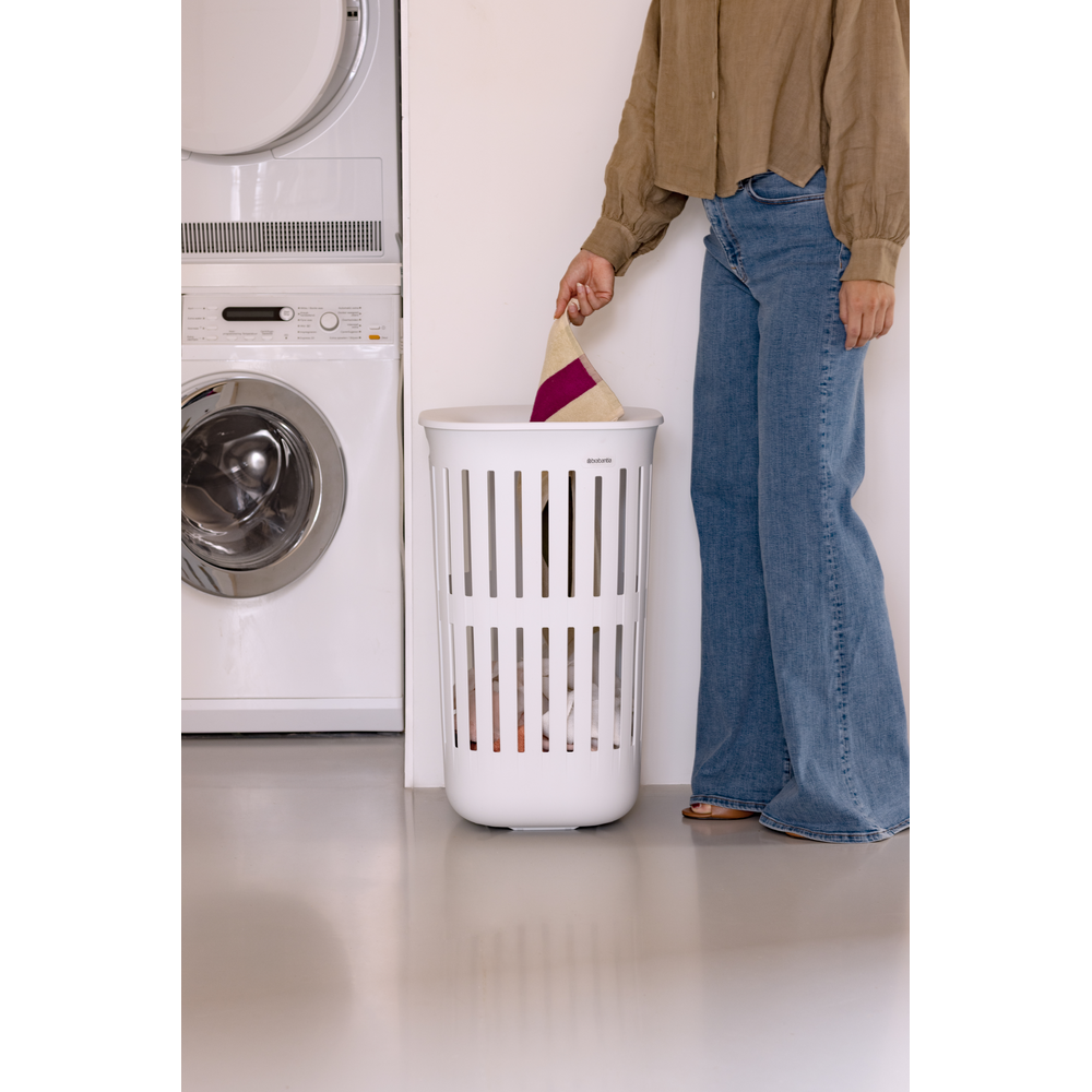 Brabantia - Collect-It Vasketøjs Kurv 55 L - Hvid