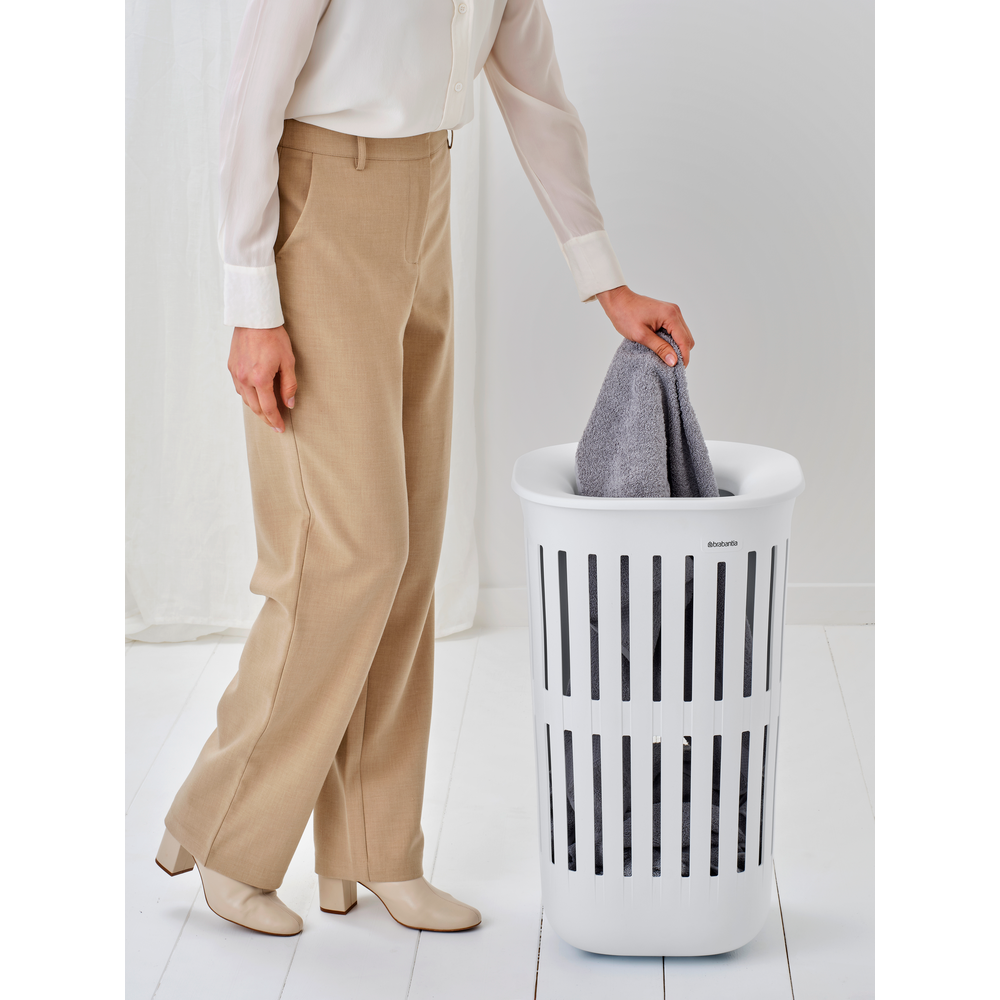 Brabantia - Collect-It Vasketøjs Kurv 55 L - Hvid